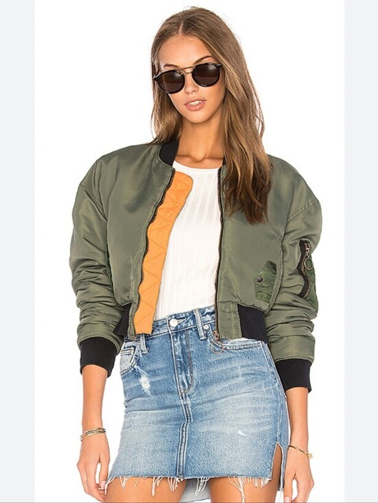 Hudson Jeans Jackets & Blazers - NWOT Hudson Jeans × Revolve Rogue Cropped Bomber
